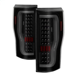 xTune Ford F-250 Super Duty 17-18 Black Smoke XTune LED Tail Lights Does Not Fit Factory LED Model