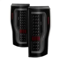 xTune Ford F-250 Super Duty 17-18 Black Smoke XTune LED Tail Lights Does Not Fit Factory LED Model