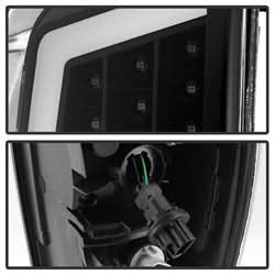 Akkon Toyota Tacoma 16-19 Black XTune Light Bar LED Tail Lights