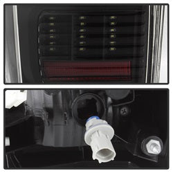 Akkon Toyota Tacoma 16-19 Black XTune Light Bar LED Tail Lights