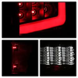 Akkon Toyota Tacoma 16-19 Black XTune Light Bar LED Tail Lights