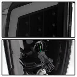 Akkon Toyota Tacoma 16-19 Black Smoked XTune Light Bar LED Tail Lights