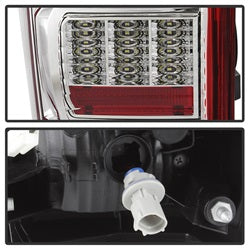 Akkon Toyota Tacoma 16-19 Red/Clear XTune Light Bar LED Tail Lights