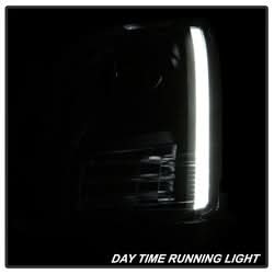 Akkon Ford Fusion 06-09 Black Light Bar DRL Projector Headlights