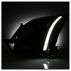 Akkon Ford Fusion 06-09 Black Light Bar DRL Projector Headlights