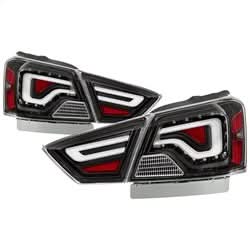 Akkon Chevrolet Impala 14-18 Black Light Bar LED Tail Lights