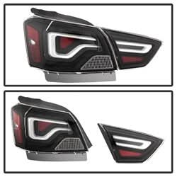 Akkon Chevrolet Impala 14-18 Black Light Bar LED Tail Lights