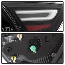 Akkon Chevrolet Impala 14-18 Black Light Bar LED Tail Lights