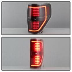 Akkon Ford F-150 09-14 Black Light Bar LED Tail Lights