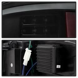 Akkon Ford F-150 09-14 Black Smoke Light Bar LED Tail Lights