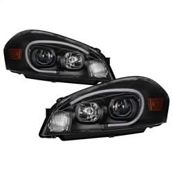 Akkon Chevrolet Impala/Impala Limited 06-13 Black LED Light Bar Headlghts