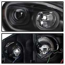 Akkon Chevrolet Impala/Impala Limited 06-13 Black LED Light Bar Headlghts