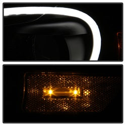 Akkon Chevrolet Impala/Impala Limited 06-13 Black Smoke LED Light Bar Headlghts