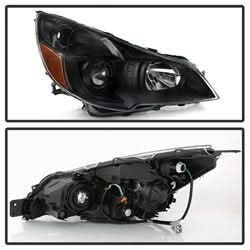 OE Subaru Legacy/Outback 13-14 Black OEM Style Headlights