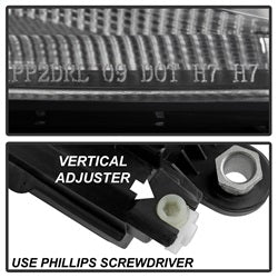 OE Volkswagen Jetta 11-18 Halogen Model Only OEM Style Headlights Not Compatible With Xenon/HID Model Chrome