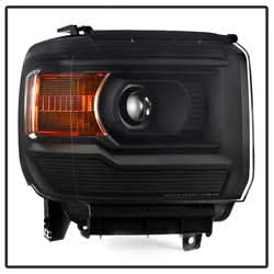 xTune GMC Sierra 1500 14-15 Halogen Models OEM Style Headlights Does Not Fit Factory HID Models Black
