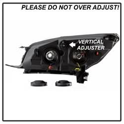 xTune Ford Escape 13-16 Black OEM Style Headlights