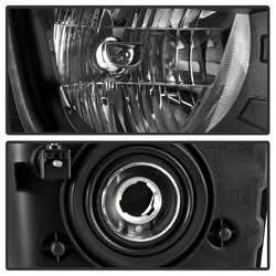 Akkon Chevrolet Camaro 10-13 Halogen Models Only OEM Style Headlights Does Not Fit Xenon HID Models Black