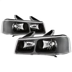 Akkon Chevrolet Express 1500/Express 2500/Express 3500/Express 3500 (Cab and Chassis)/Savana 1500/Savana 2500/Savana 3500 03-14 Black OEM Style Headlights