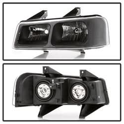 Akkon Chevrolet Express 1500/Express 2500/Express 3500/Express 3500 (Cab and Chassis)/Savana 1500/Savana 2500/Savana 3500 03-14 Black OEM Style Headlights