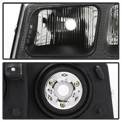 Akkon Chevrolet Express 1500/Express 2500/Express 3500/Express 3500 (Cab and Chassis)/Savana 1500/Savana 2500/Savana 3500 03-14 Black OEM Style Headlights