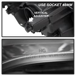 OE Chrysler Town & Country/Grand Caravan 08-16 Chrome OEM Style Headlights