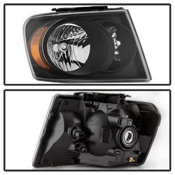 Akkon Dodge Durango 07-09 Black OEM Style Headlights