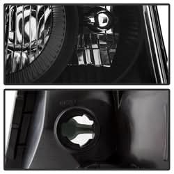 Akkon Dodge Durango 07-09 Black OEM Style Headlights