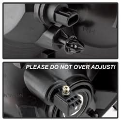 Akkon Dodge Durango 07-09 Black OEM Style Headlights