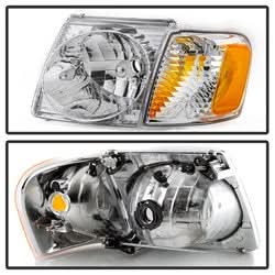 Akkon Ford Explorer Sport/Explorer Sport Trac 01-03 4 pc. OEM Style Headlights w/Corner Chrome