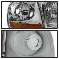 Akkon Ford Expedition/F-150 97-02 4 pc. OEM Style Headlights w/Corner Chrome