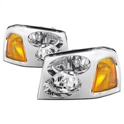 Akkon GMC Envoy/Envoy XL/Envoy XUV 02-09 Chrome OEM Style Headlights