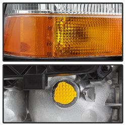 Akkon GMC Sonoma 98-04 w/Amber Bumper OEM Style Headlights Chrome