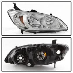 Akkon Honda Civic 04-05 Chrome OEM Style Headlights