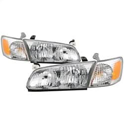 Akkon Toyota Camry 00-01 4 pc. OEM Style Headlights w/Corner Lights Chrome
