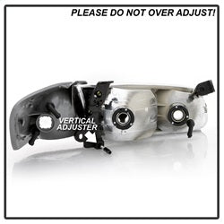 Akkon Toyota Camry 00-01 4 pc. OEM Style Headlights w/Corner Lights Chrome