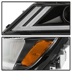 Akkon Chevrolet Impala 14-18 Black DRL Light Bar Projector Headlights Halogen Models Only Will Not Fit Xenon/HID Model