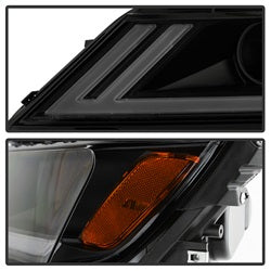 Akkon Chevrolet Impala 14-18 Black Smoke DRL Light Bar Projector Headlights Halogen Models Only Will Not Fit Xenon/HID Model