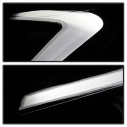 Akkon Ford Escape 13-16 Black LED Light Bar Projector Headlights Halogen Models Only Will Not Fit Xenon/HID Model