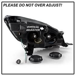 Akkon Ford Escape 13-16 Chrome LED Light Bar Projector Headlights Halogen Models Only Will Not Fit Xenon/HID Model