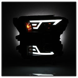 Akkon Ford F-150 15-17 Black Smoke DRL LED Light Bar Projector Headlights