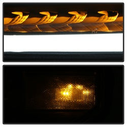 Akkon Toyota Tundra 14-18 Black DRL LED Light Bar Projector Headlights