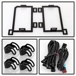 Spyder Ram 1500 13-18 w/Bracket And Switch LED Fog Lights No Bulbs Needed Clear