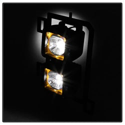 Spyder Ram 1500 13-18 w/Bracket And Switch LED Fog Lights No Bulbs Needed Clear