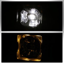 Spyder Ram 1500 13-18 w/Bracket And Switch LED Fog Lights No Bulbs Needed Clear