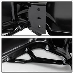 xTune Dodge Ram 1500/1500 09-10 Black OEM Style Steel Rear Bumper w/Dual Exhaust Does Not Fit w/Parking Sensors Hole
