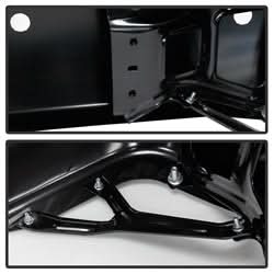 xTune Dodge Ram 1500/Ram 2500/Ram 3500/1500/2500/3500 09-10 Black OEM Style Steel Rear Bumper w/Parking Sensors Hole Does Not Fit w/Dual Exhaust