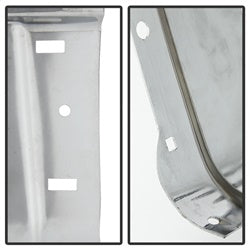 xTune Chevrolet Silverado 1500/Silverado 2500 HD/Sierra 1500 07-13 Chrome Rear Bumper Cap End Right w/o Sensor