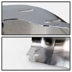 xTune Ford F-150 09-14 Chrome Rear Bumper Cap End w/o Sensor Hole Left