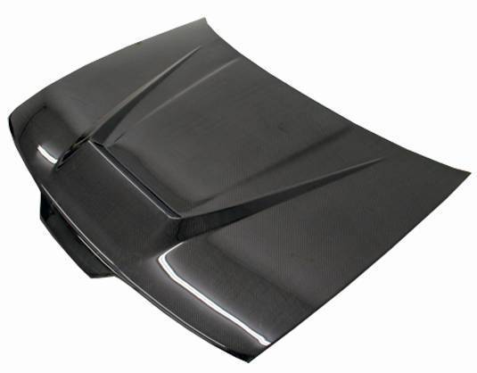1990-1993 Acura Integra 2 doors 4 doors INVADER Style Carbon Fiber Black Hood